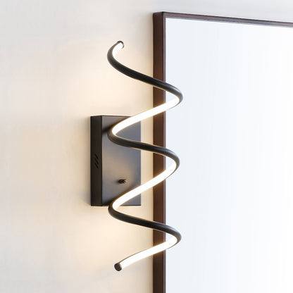 Scribble Modern Metal Integrated Led Vanity Light Sconce