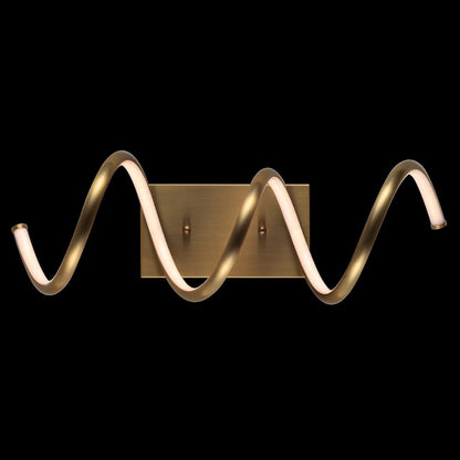Scribble Modern Metal Integrated Led Vanity Light Sconce