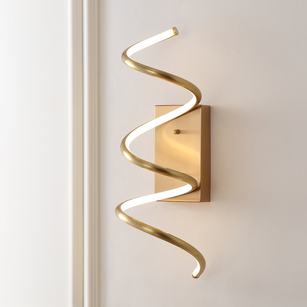 Scribble Modern Metal Integrated Led Vanity Light Sconce