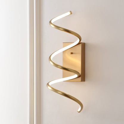Scribble Modern Metal Integrated Led Vanity Light Sconce