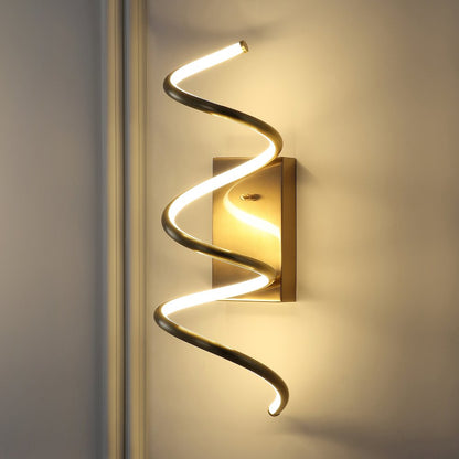Scribble Modern Metal Integrated Led Vanity Light Sconce