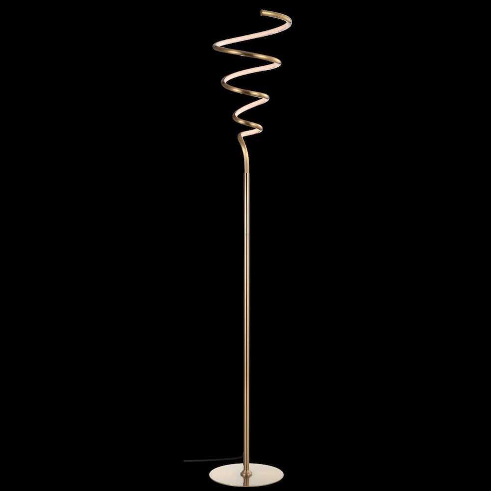 Scribble Modern Dimmable Metal Integrated Led Floor Lamp
