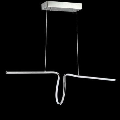 Ali Dimmable Adjustable Integrated Led Metal Linear Pendant