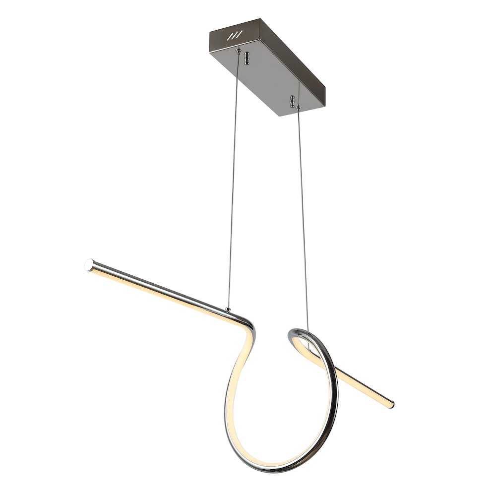 Ali Dimmable Adjustable Integrated Led Metal Linear Pendant