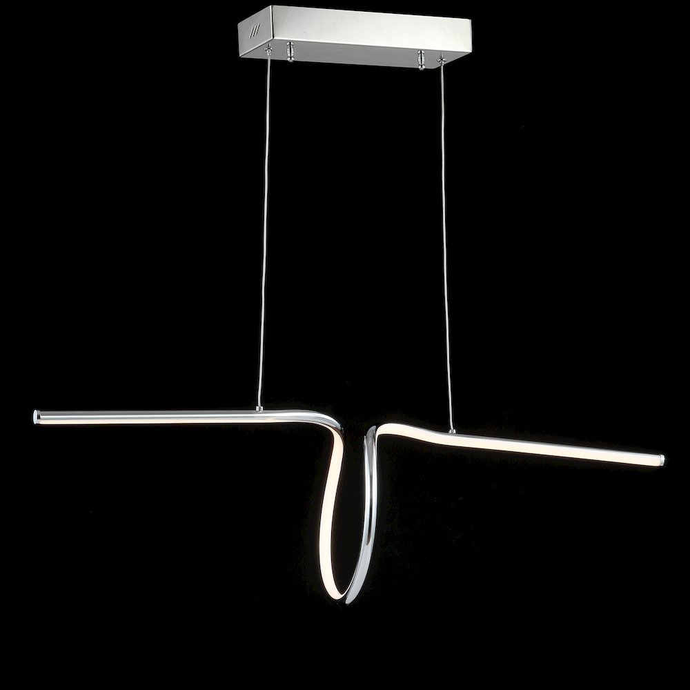 Ali Dimmable Adjustable Integrated Led Metal Linear Pendant