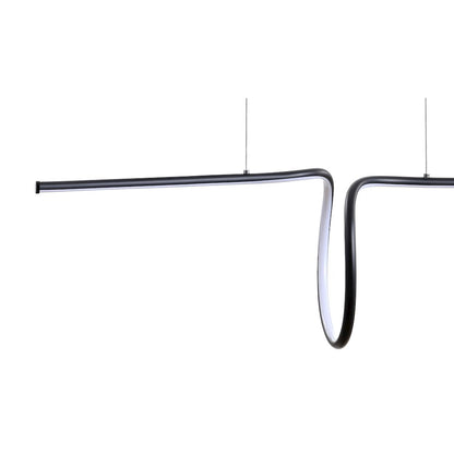 Ali Dimmable Adjustable Integrated Led Metal Linear Pendant