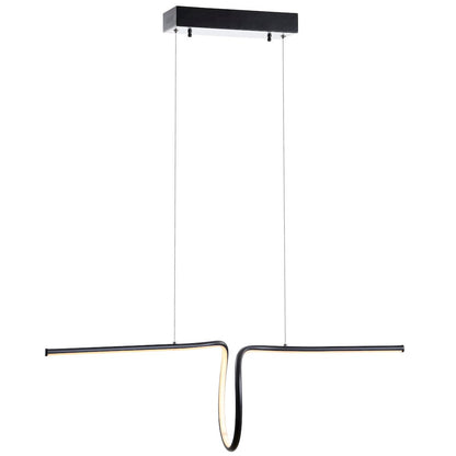 Ali Dimmable Adjustable Integrated Led Metal Linear Pendant