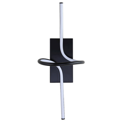 Sketch Minimalist Metal Integrated Led Vanity Light Sconce