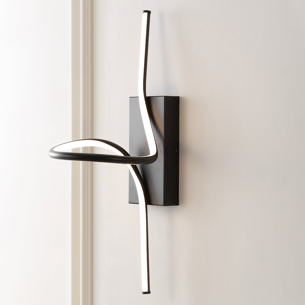 Sketch Minimalist Metal Integrated Led Vanity Light Sconce