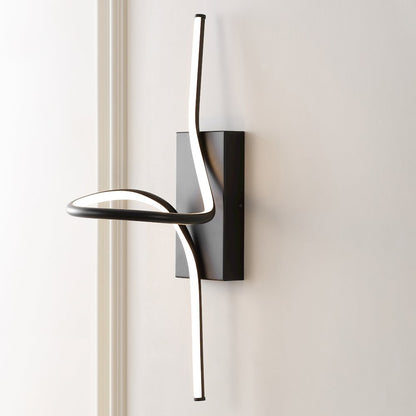 Sketch Minimalist Metal Integrated Led Vanity Light Sconce