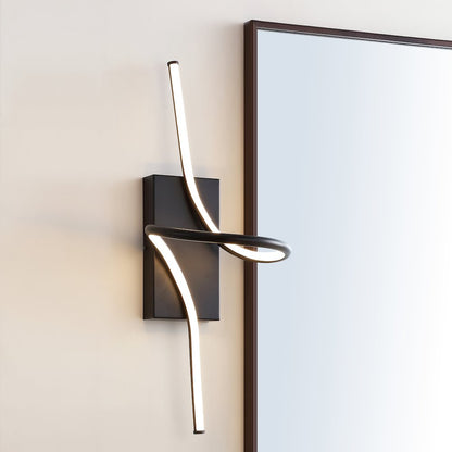 Sketch Minimalist Metal Integrated Led Vanity Light Sconce
