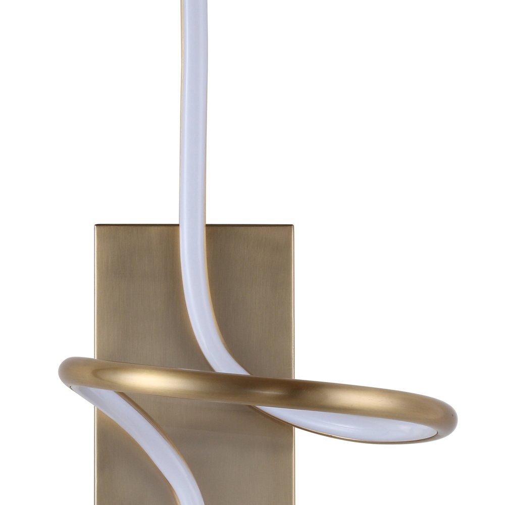 Sketch Minimalist Metal Integrated Led Vanity Light Sconce