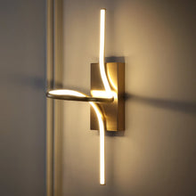 Sketch Minimalist Metal Integrated Led Vanity Light Sconce