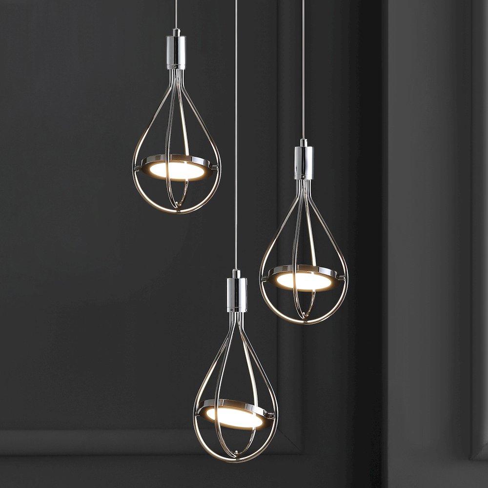 Orion Adjustable Modern Integrated Cluster Led Metal Pendant