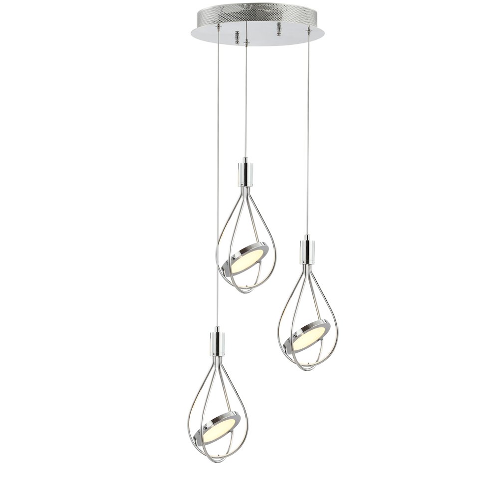 Orion Adjustable Modern Integrated Cluster Led Metal Pendant