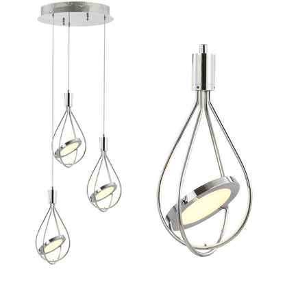 Orion Adjustable Modern Integrated Cluster Led Metal Pendant
