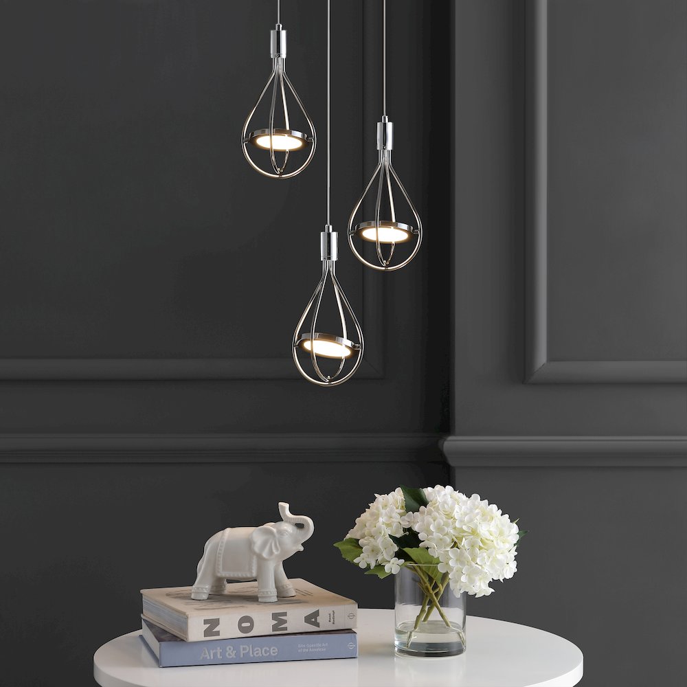 Orion Adjustable Modern Integrated Cluster Led Metal Pendant