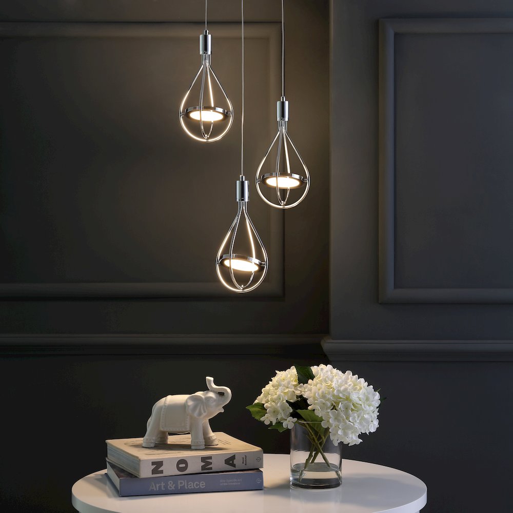 Orion Adjustable Modern Integrated Cluster Led Metal Pendant