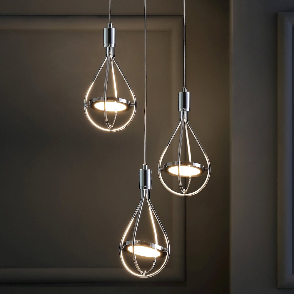 Orion Adjustable Modern Integrated Cluster Led Metal Pendant