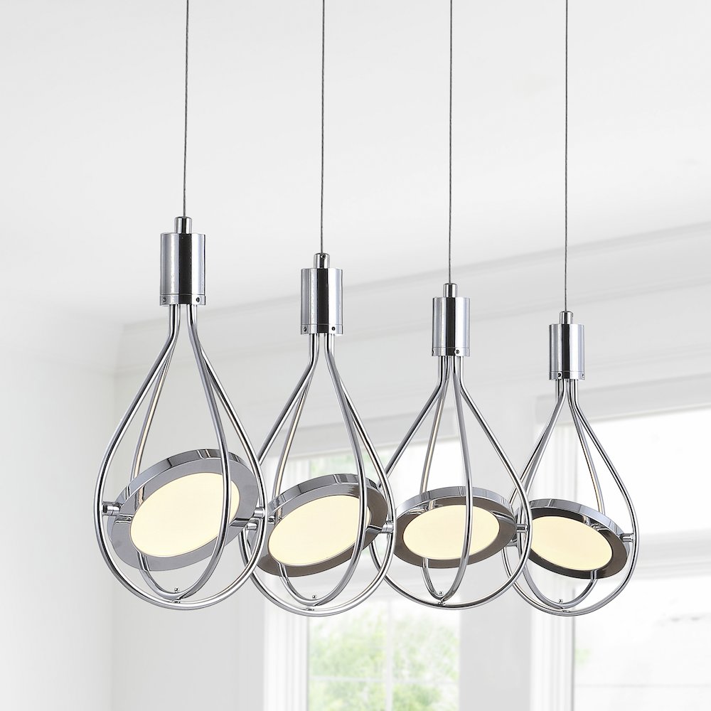Orion Adjustable Modern Integrated Cluster Led Metal Pendant