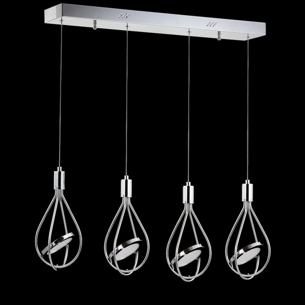 Orion Adjustable Modern Integrated Cluster Led Metal Pendant