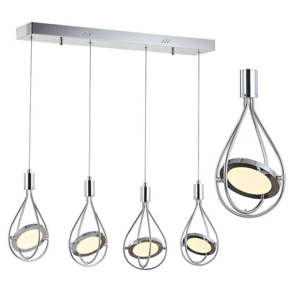 Orion Adjustable Modern Integrated Cluster Led Metal Pendant