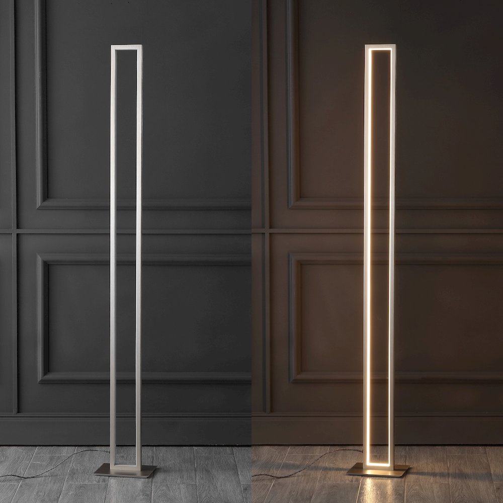 Johan Modern Minimalist Aluminum Integrated Tower Led Floor Lamp