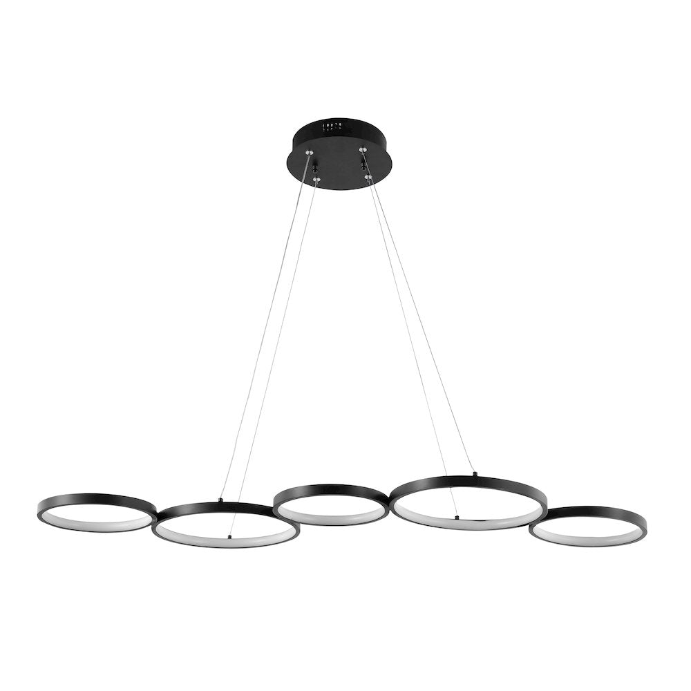 Roman Bohemian Coastal Iron Linear Integrated LED Pendant