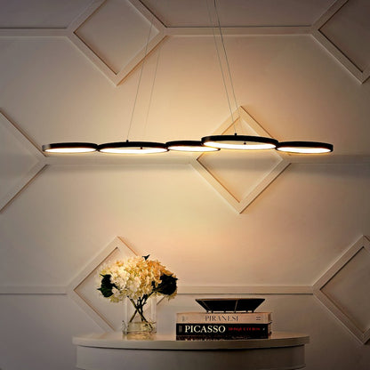 Roman Bohemian Coastal Iron Linear Integrated LED Pendant
