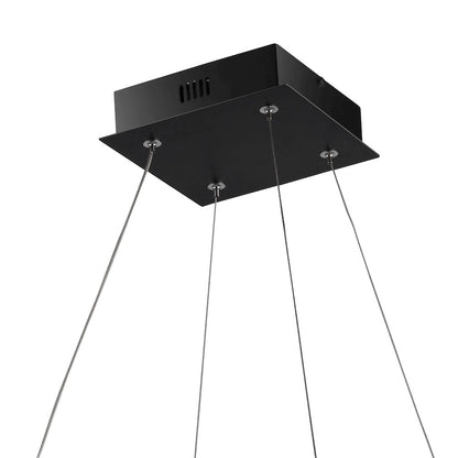 Baxter Modern Contemporary Aluminum Integrated Led Hoop Pendant