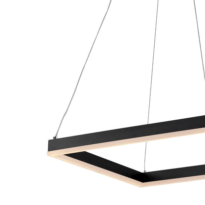 Baxter Modern Contemporary Aluminum Integrated Led Hoop Pendant