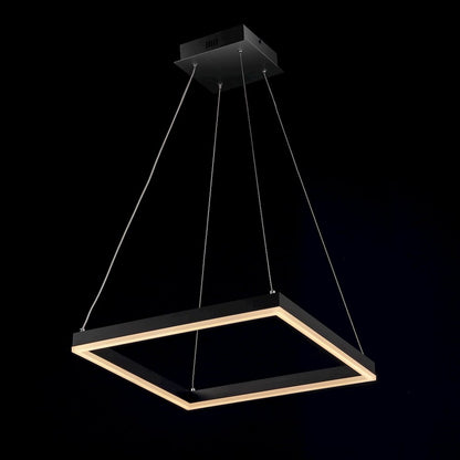 Baxter Modern Contemporary Aluminum Integrated Led Hoop Pendant