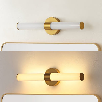 Brooks Industrial Mid Century Iron Integrated Led Vanity Light