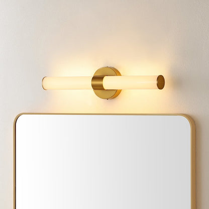 Brooks Industrial Mid Century Iron Integrated Led Vanity Light