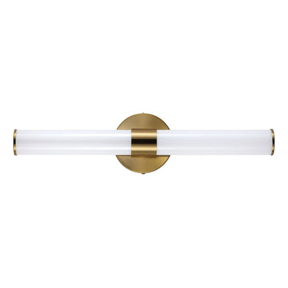 Brooks Industrial Mid Century Iron Integrated Led Vanity Light