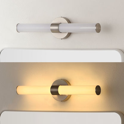 Brooks Industrial Mid Century Iron Integrated Led Vanity Light