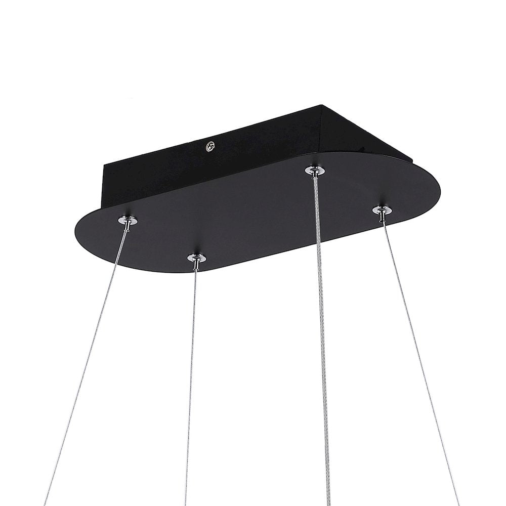 Brice Modern Contemporary Iron Integrated LED Pendant