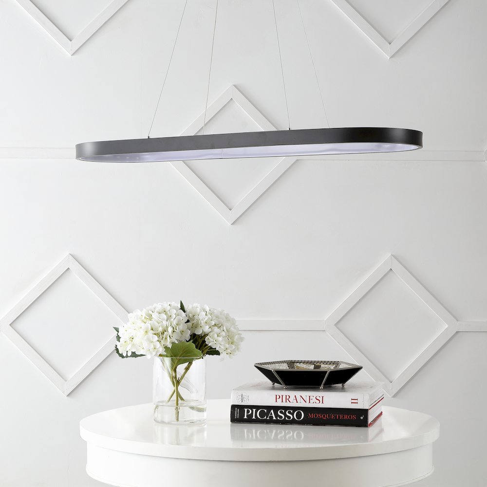 Brice Modern Contemporary Iron Integrated LED Pendant