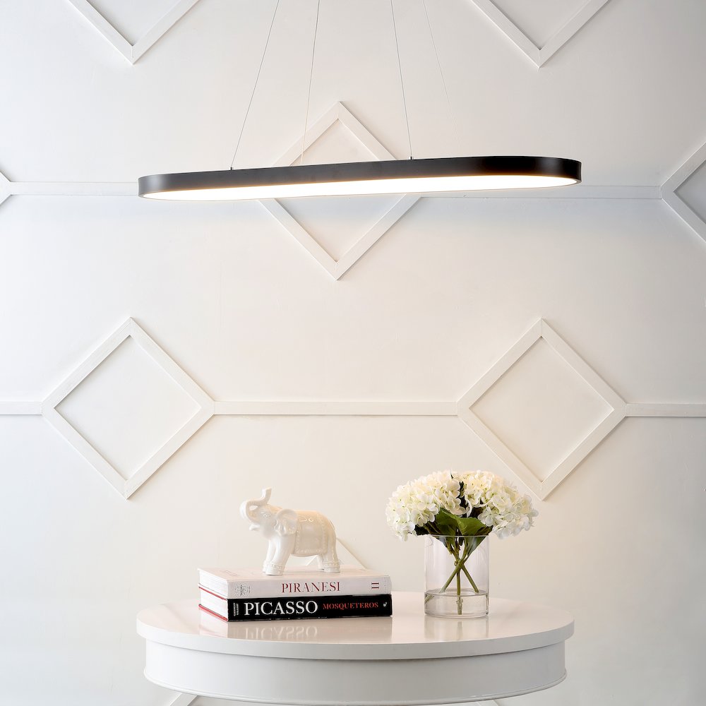 Brice Modern Contemporary Iron Integrated LED Pendant