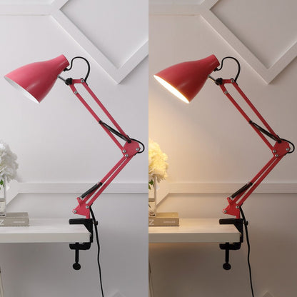 Odile Classic Industrial Adjustable Articulated Clamp On Led Task Lamp