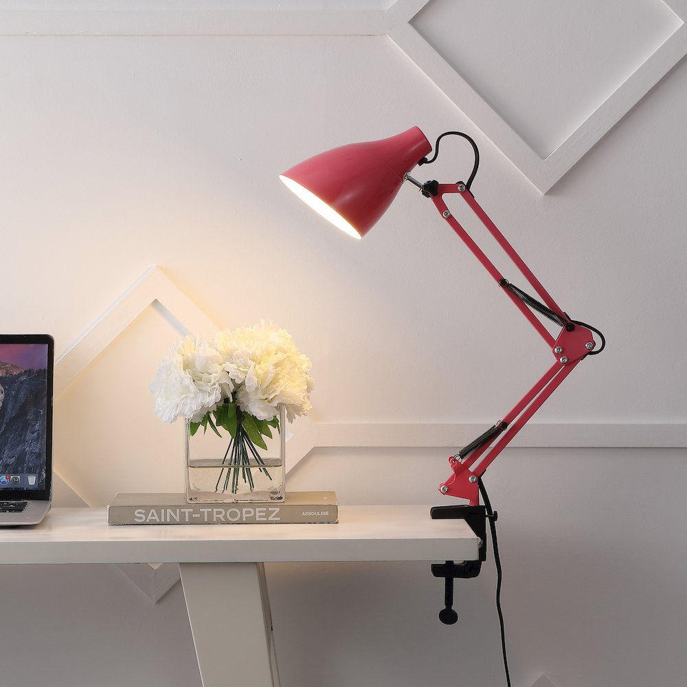 Odile Classic Industrial Adjustable Articulated Clamp On Led Task Lamp