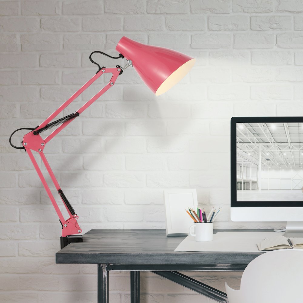 Odile Classic Industrial Adjustable Articulated Clamp On Led Task Lamp