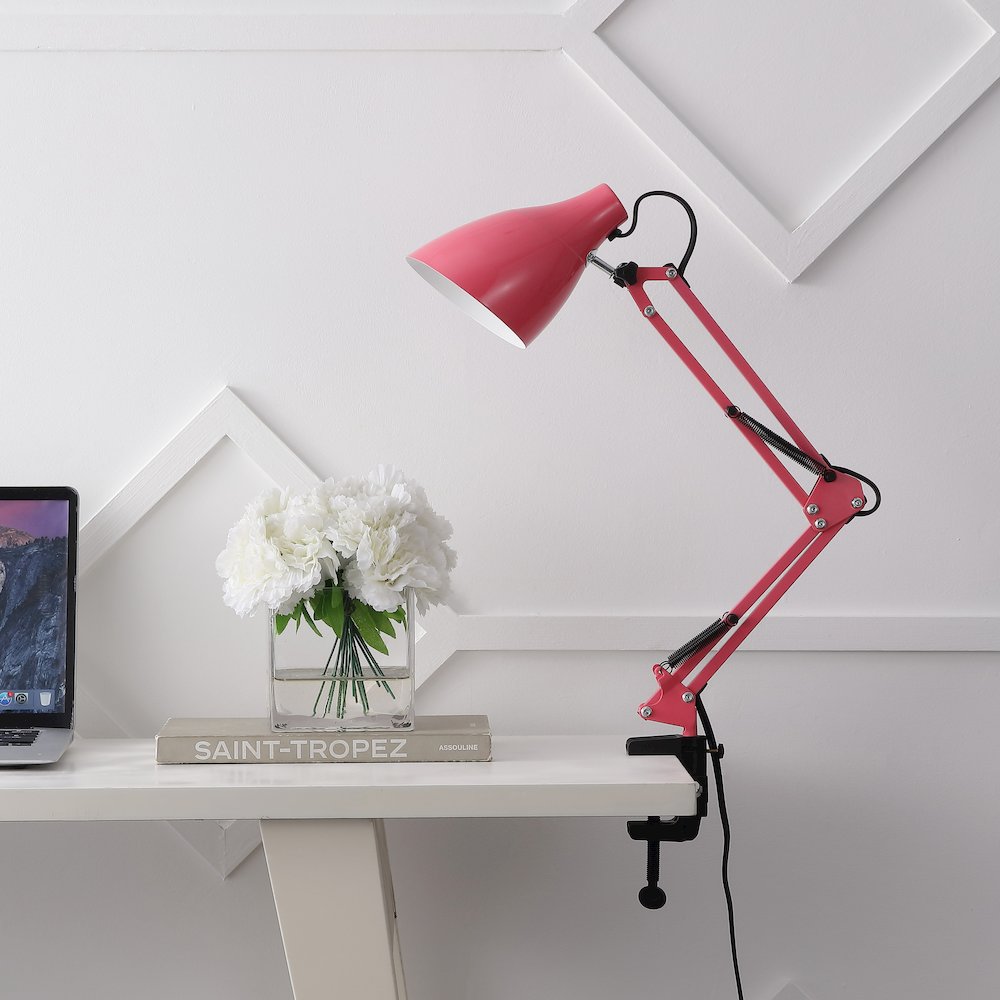 Odile Classic Industrial Adjustable Articulated Clamp On Led Task Lamp