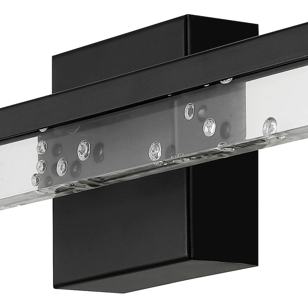 Mario Modern Contemporary Iron/Seeded Acrylic Integrated Led Vanity Light