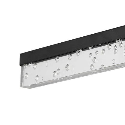 Mario Modern Contemporary Iron/Seeded Acrylic Integrated Led Vanity Light