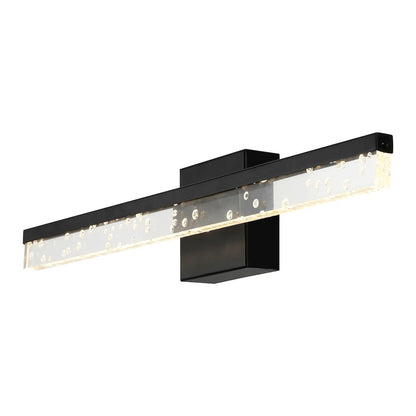 Mario Modern Contemporary Iron/Seeded Acrylic Integrated Led Vanity Light