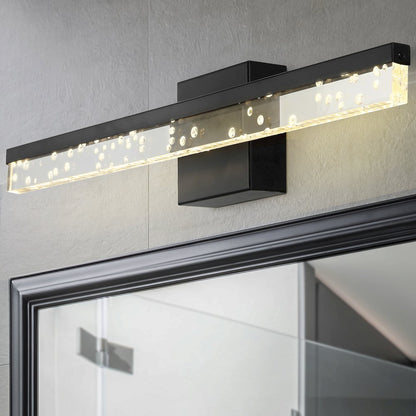 Mario Modern Contemporary Iron/Seeded Acrylic Integrated Led Vanity Light