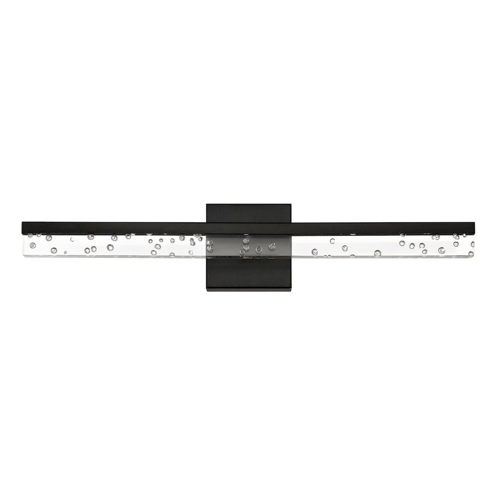 Mario Modern Contemporary Iron/Seeded Acrylic Integrated Led Vanity Light