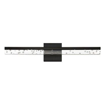 Mario Modern Contemporary Iron/Seeded Acrylic Integrated Led Vanity Light