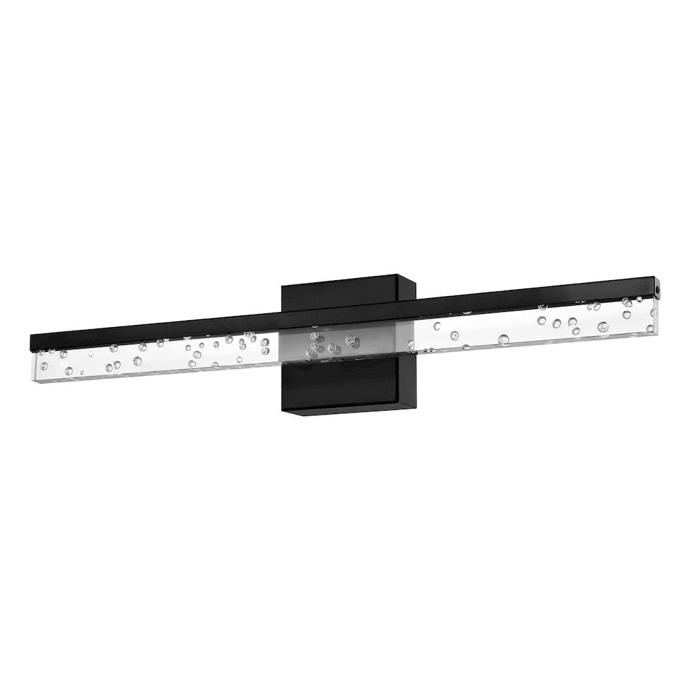 Mario Modern Contemporary Iron/Seeded Acrylic Integrated Led Vanity Light
